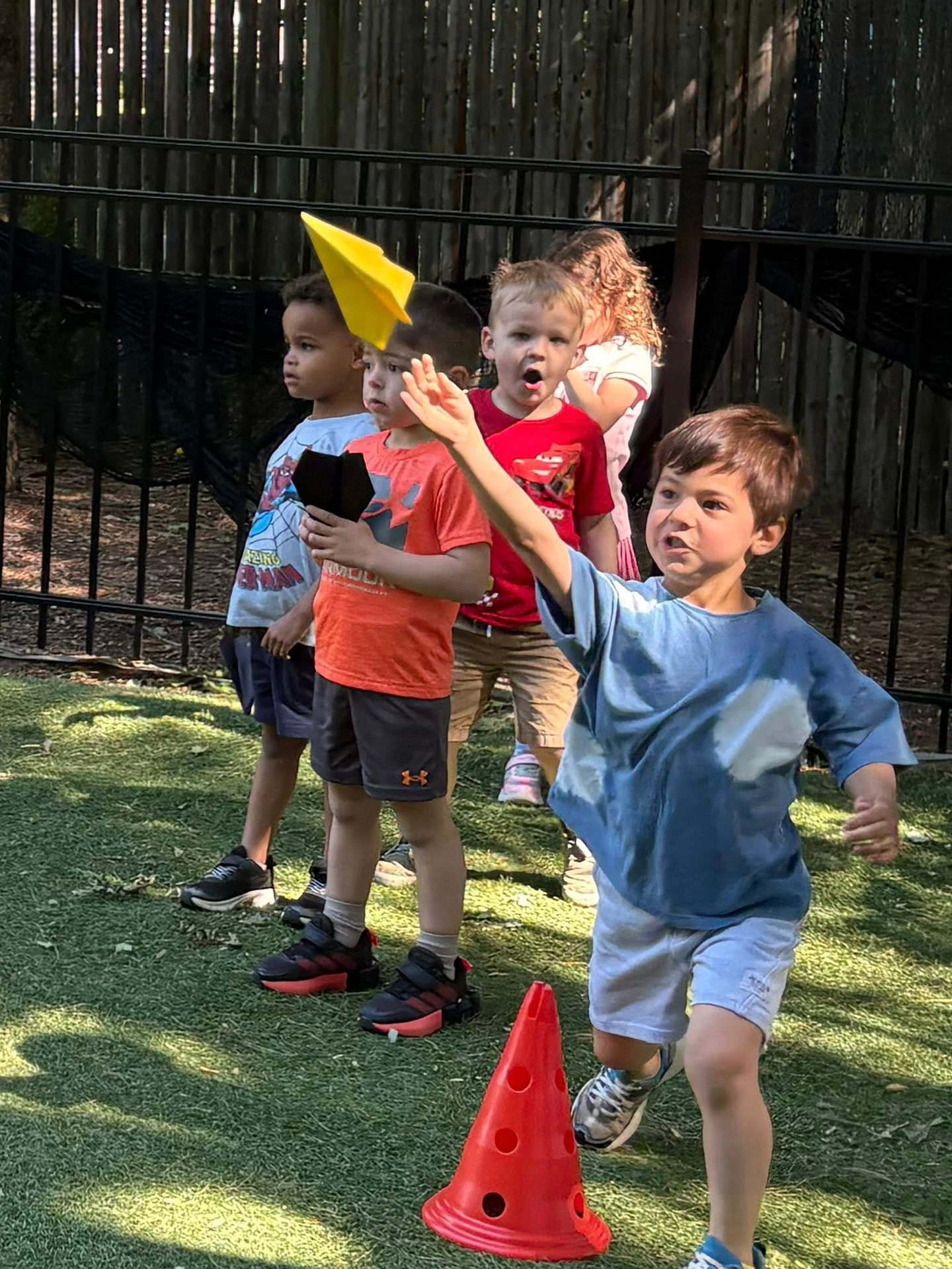 Lower School student building confidence