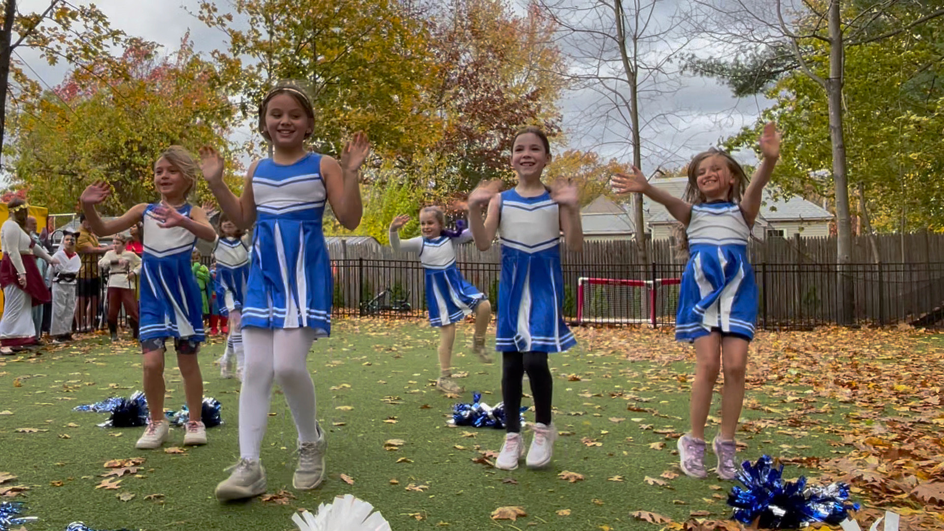Upper School students performing together during a school activity