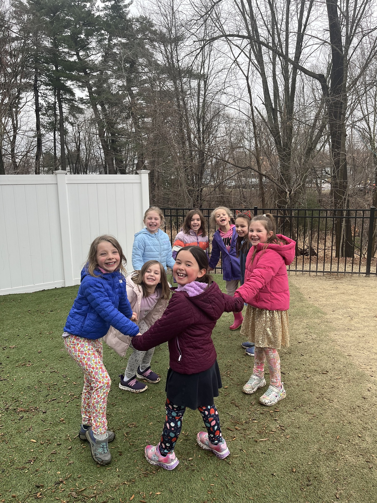 Bedford Academy students together outdoors